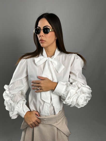 camicia rouches bianca camicia rouches bianca