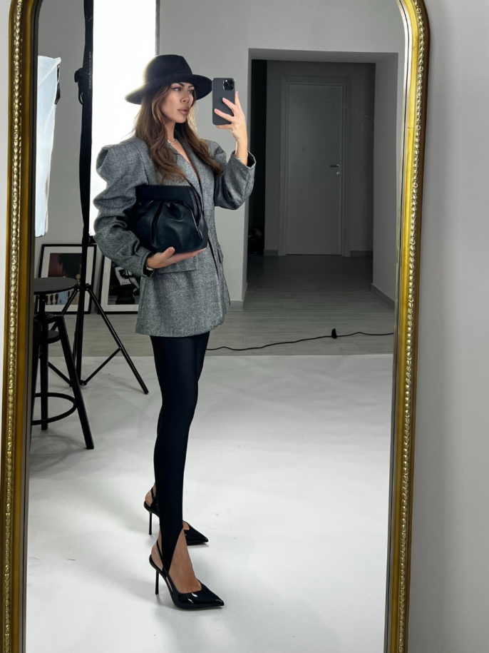 leggings ghette nero