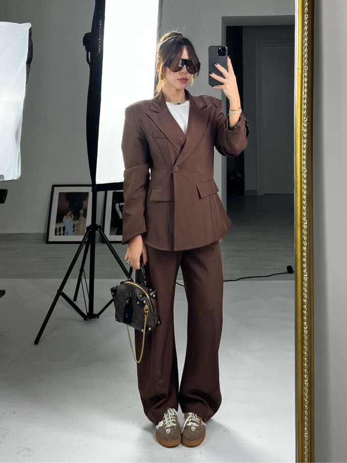 Blazer sfiancato Choco 2