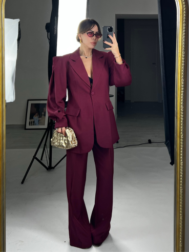 Tailleur Vamp Bordeaux