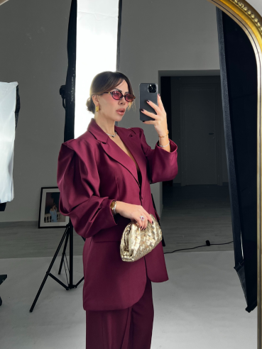 Tailleur Vamp Bordeaux