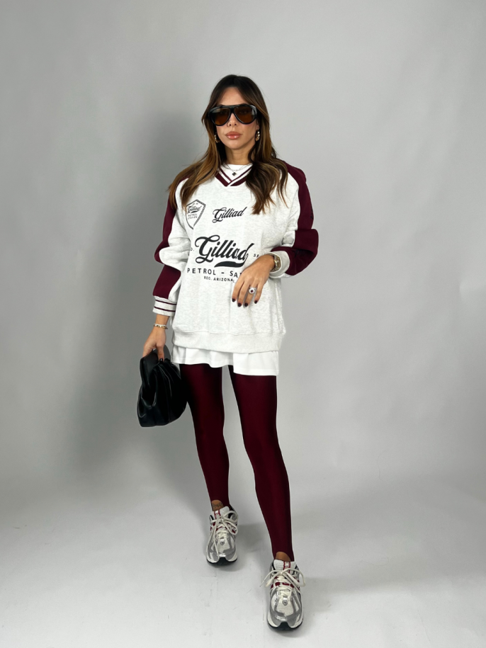 Leggings ghette bordeaux 2