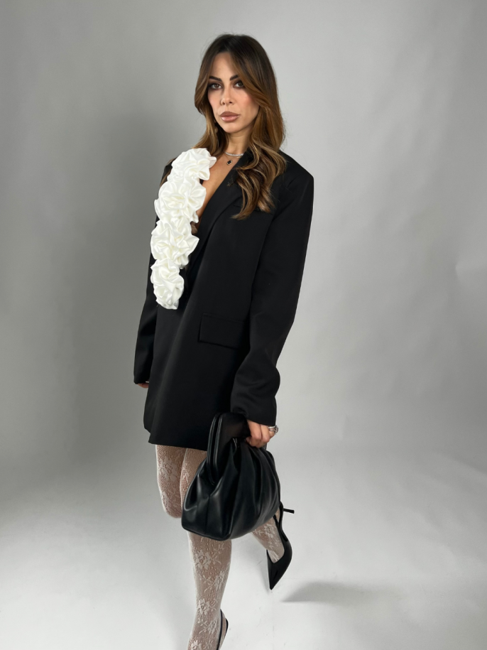 blazer flower White 2