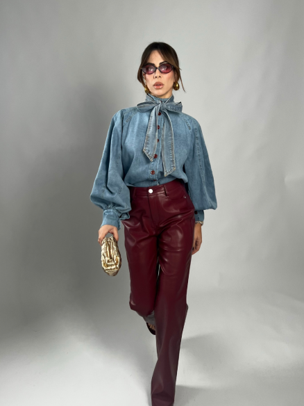 Pants similpelle bordeaux Pants similpelle bordeaux