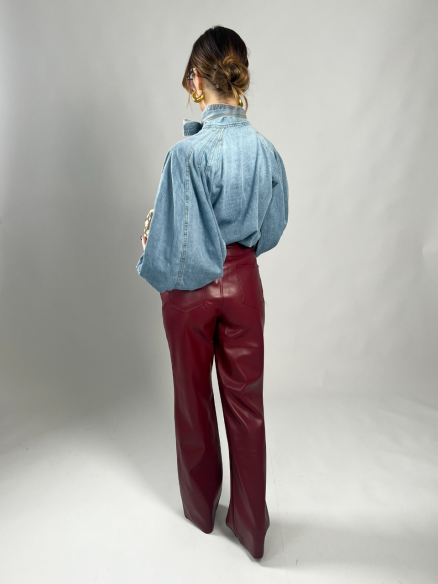 Pants similpelle bordeaux Pants similpelle bordeaux