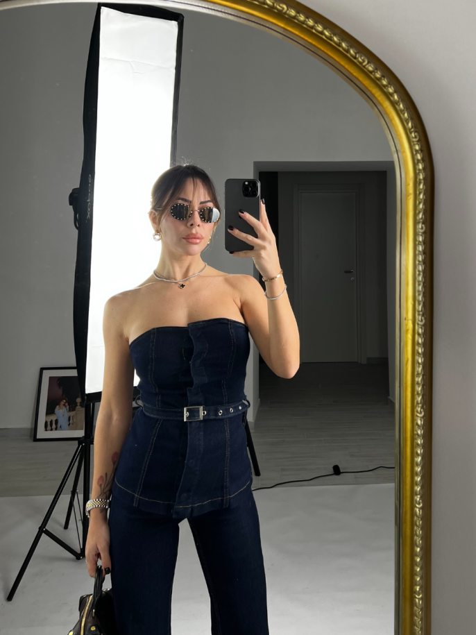 bustino in denim 2