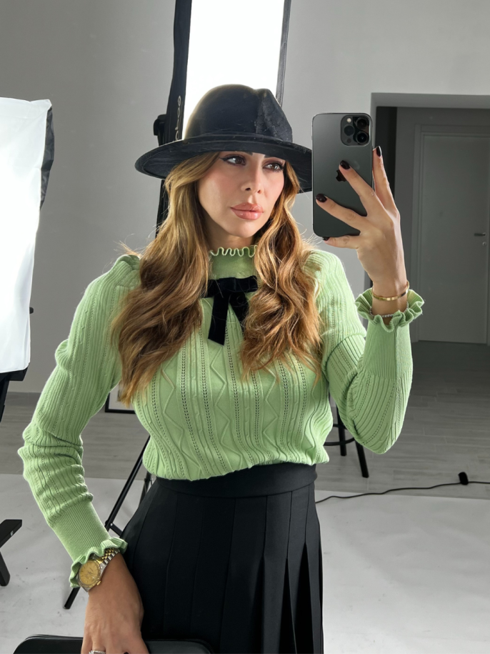 pull Vania verde 2