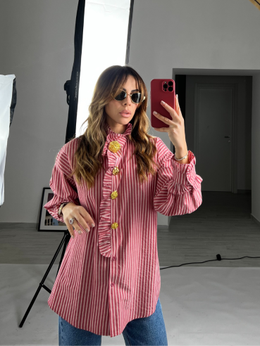Camicia Pepita rossa