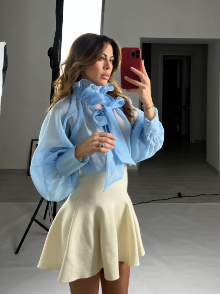 Blusa chiffon cielo Blusa chiffon cielo