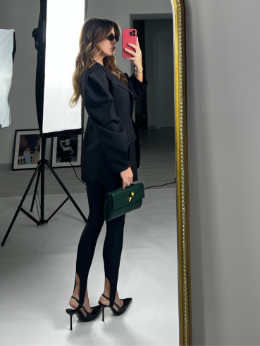 leggings ghette nero