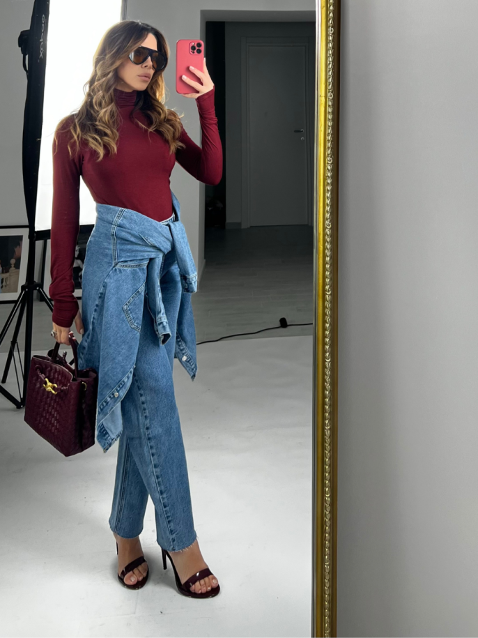 lupetto second skin bordeaux 2