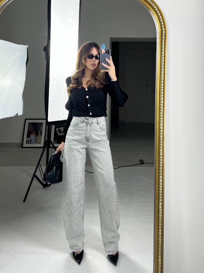 jeans microstrass balloon 8688