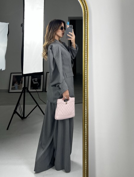tailleur gessato butterfly grigio tailleur gessato butterfly grigio
