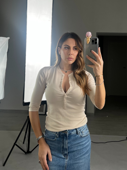 Maglia serafina beige