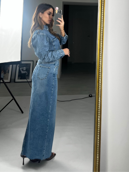 Gonna denim lunga Gonna denim lunga