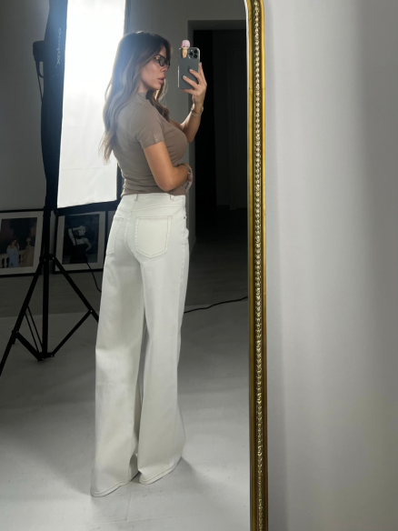 Denim panna palazzo 3031