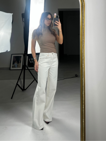 Denim panna palazzo 3031