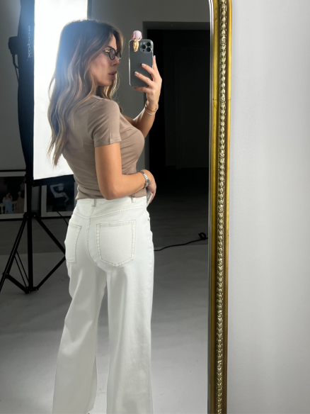 Denim panna palazzo 3031