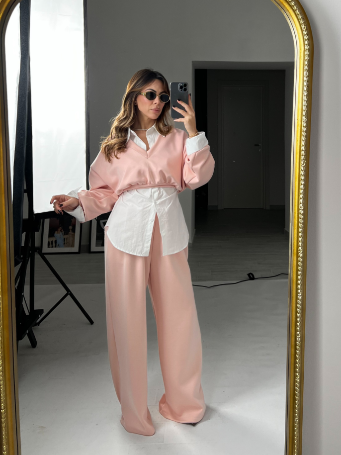 Tuta justwest rosa