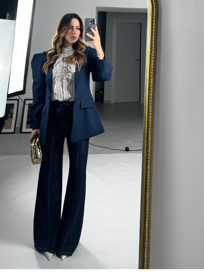 blazer butterfly blu 2