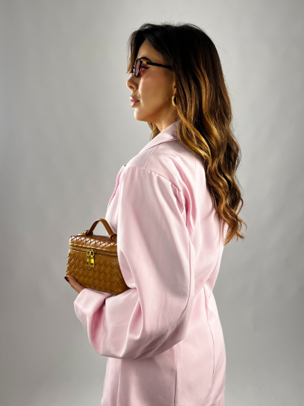 Tailleur Helena cargo rosa