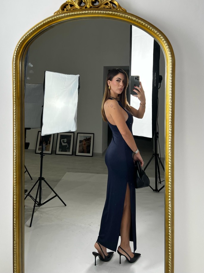 Midi dress penny blu 2