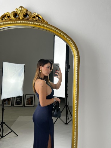 Midi dress penny blu