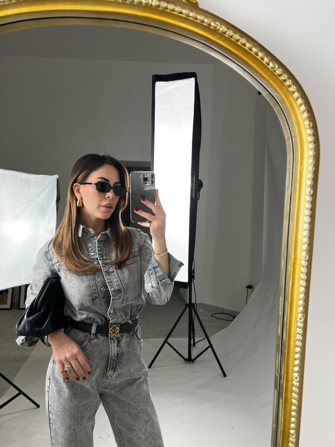 Jumpsuit Nataly grigia