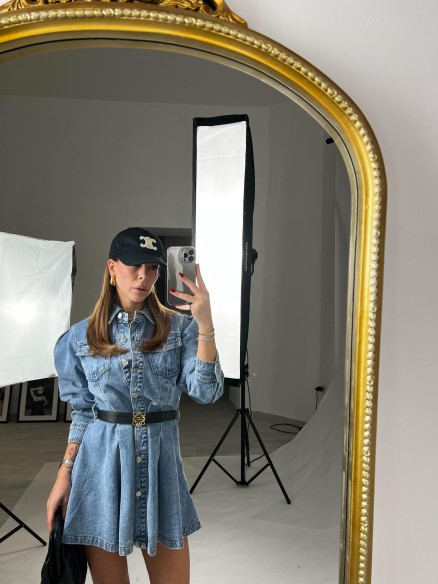 Mini Dress Alìn denim Mini Dress Alìn denim