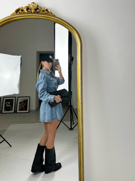 Mini Dress Alìn denim Mini Dress Alìn denim