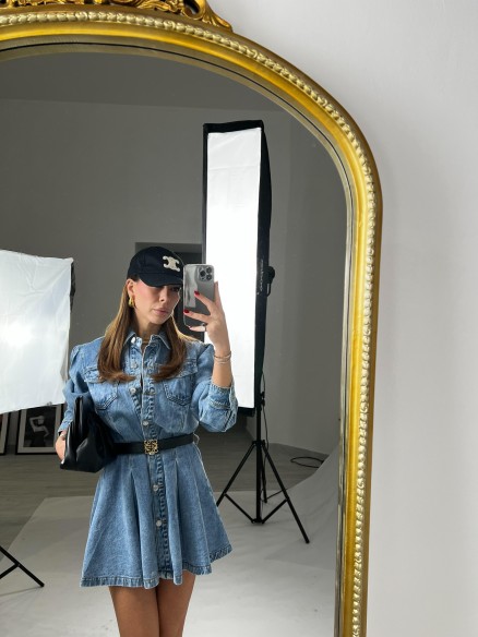 Mini Dress Alìn denim Mini Dress Alìn denim