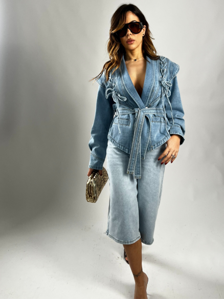 Giubbino Ambra Denim Giubbino Ambra Denim