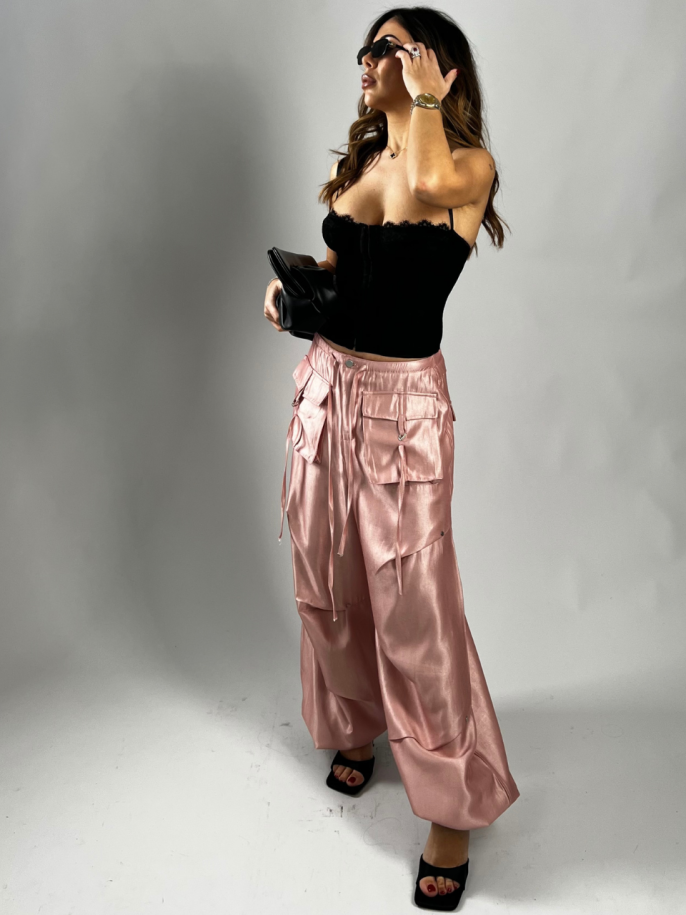 Cargo Marte satin rosa