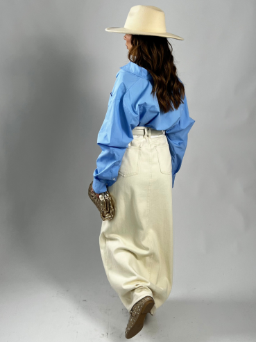 Camicia Lily celeste