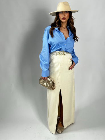 Camicia Lily celeste