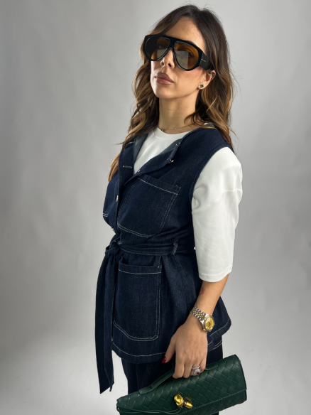 Gilet Denim Jackie
