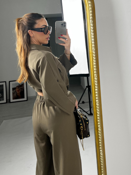 Jumpsuit cut out fango Jumpsuit cut out fango
