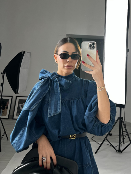 Mini Dress Evelyn denim Mini Dress Evelyn denim