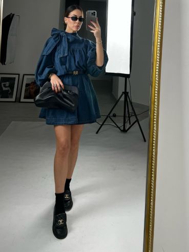 Mini Dress Evelyn denim