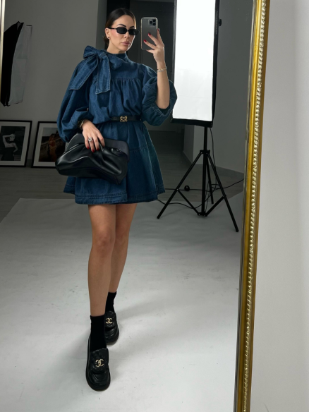 Mini Dress Evelyn denim Mini Dress Evelyn denim