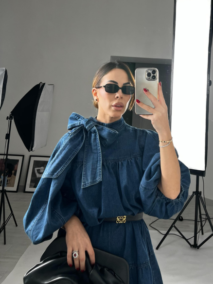 Mini Dress Evelyn denim Mini Dress Evelyn denim