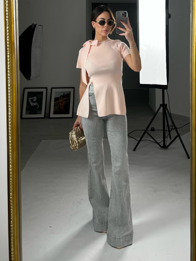Maglia Grace avvitata rosa 2