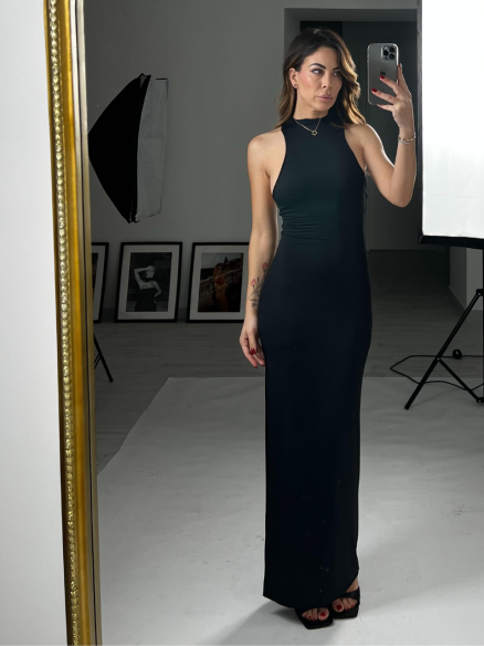 Midi Dress penny nero Midi Dress penny nero