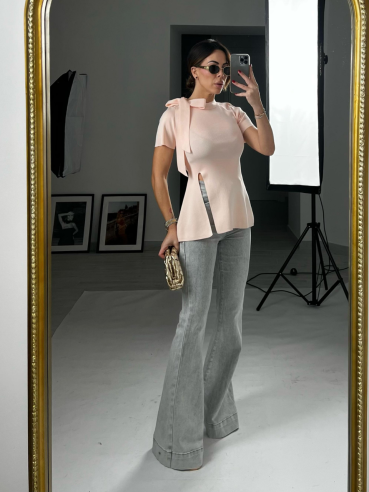 Maglia Grace avvitata rosa