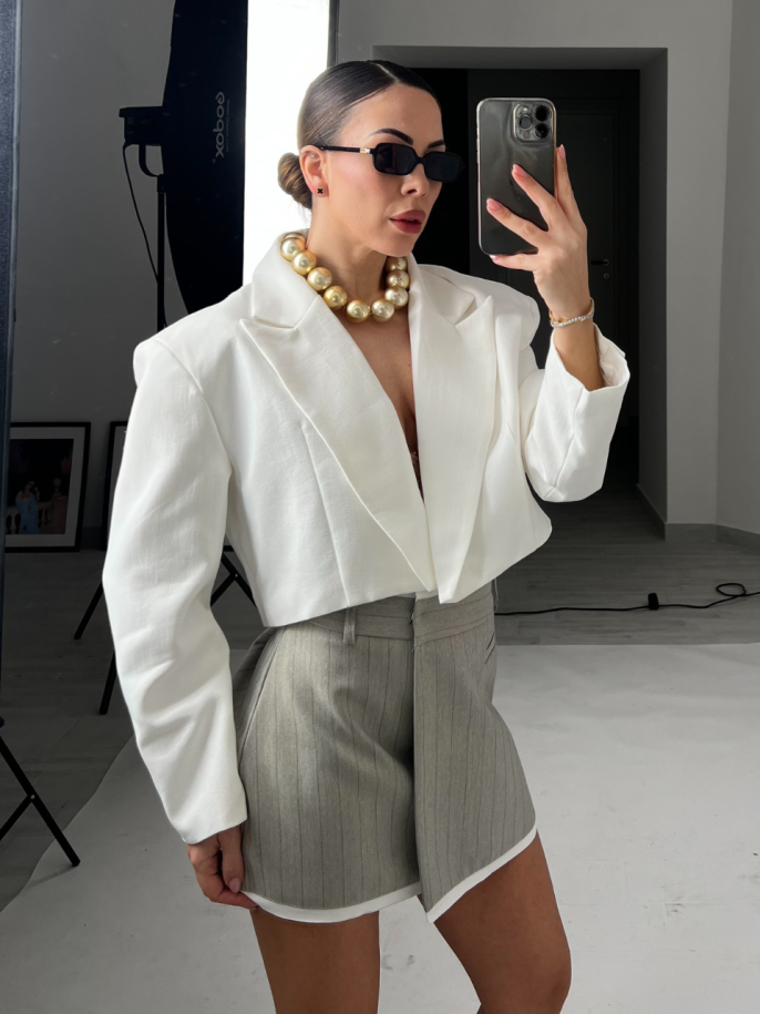Skirt Aura Grigio chiaro 2