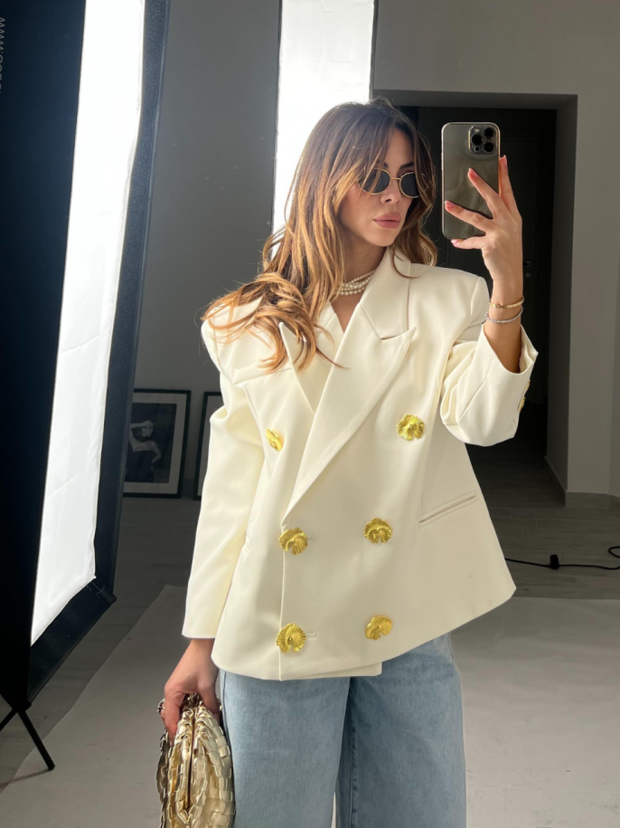 Blazer Ariel panna 2