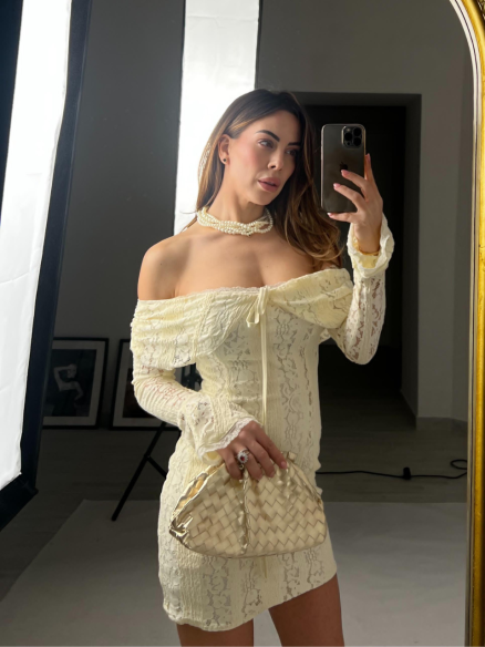 Mini Dress Flora in pizzo Mini Dress Flora in pizzo