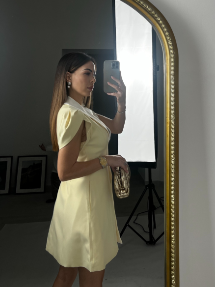 Mini Dress Delphine Giallo Mini Dress Delphine Giallo