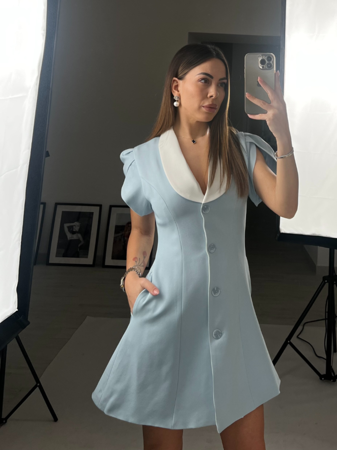 Mini Dress Delphine Celeste