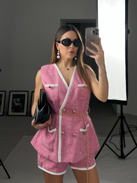 Set Chanel fucsia Set Chanel fucsia